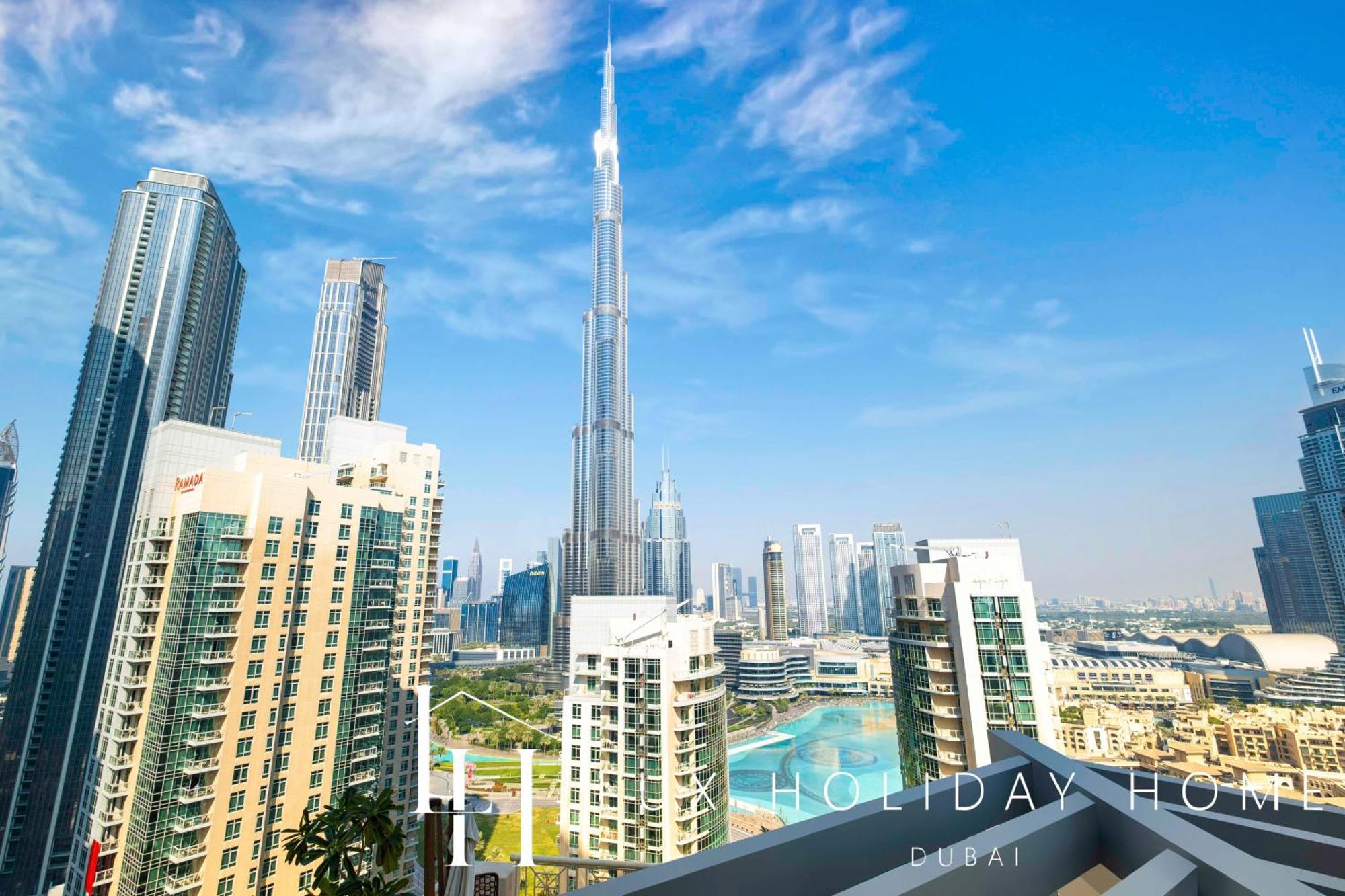 Lux The Burj Khalifa Fountain View Apartment