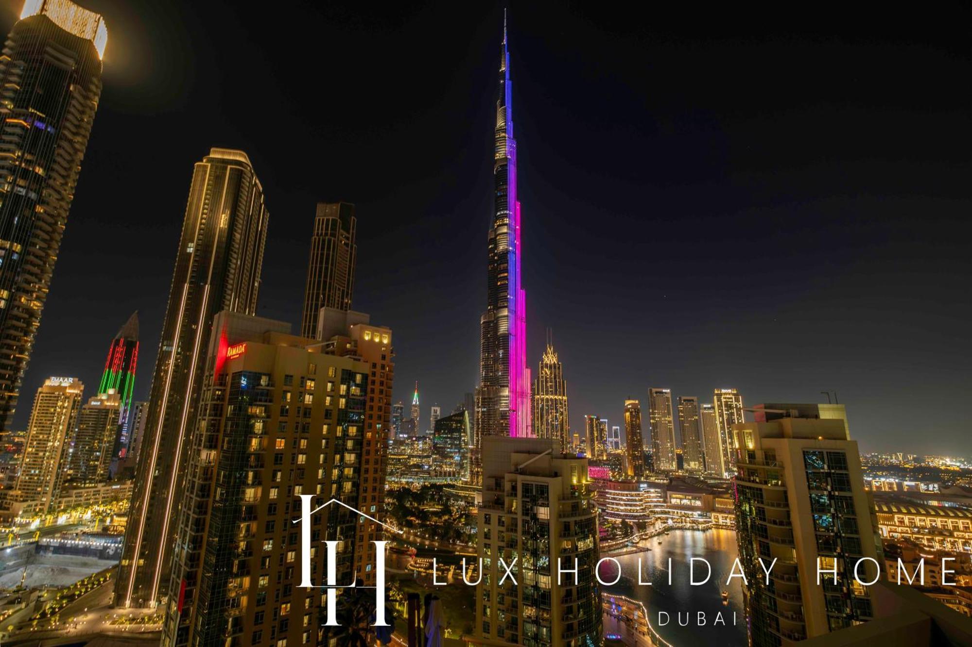 Lux The Burj Khalifa Fountain View Apartment Dubai