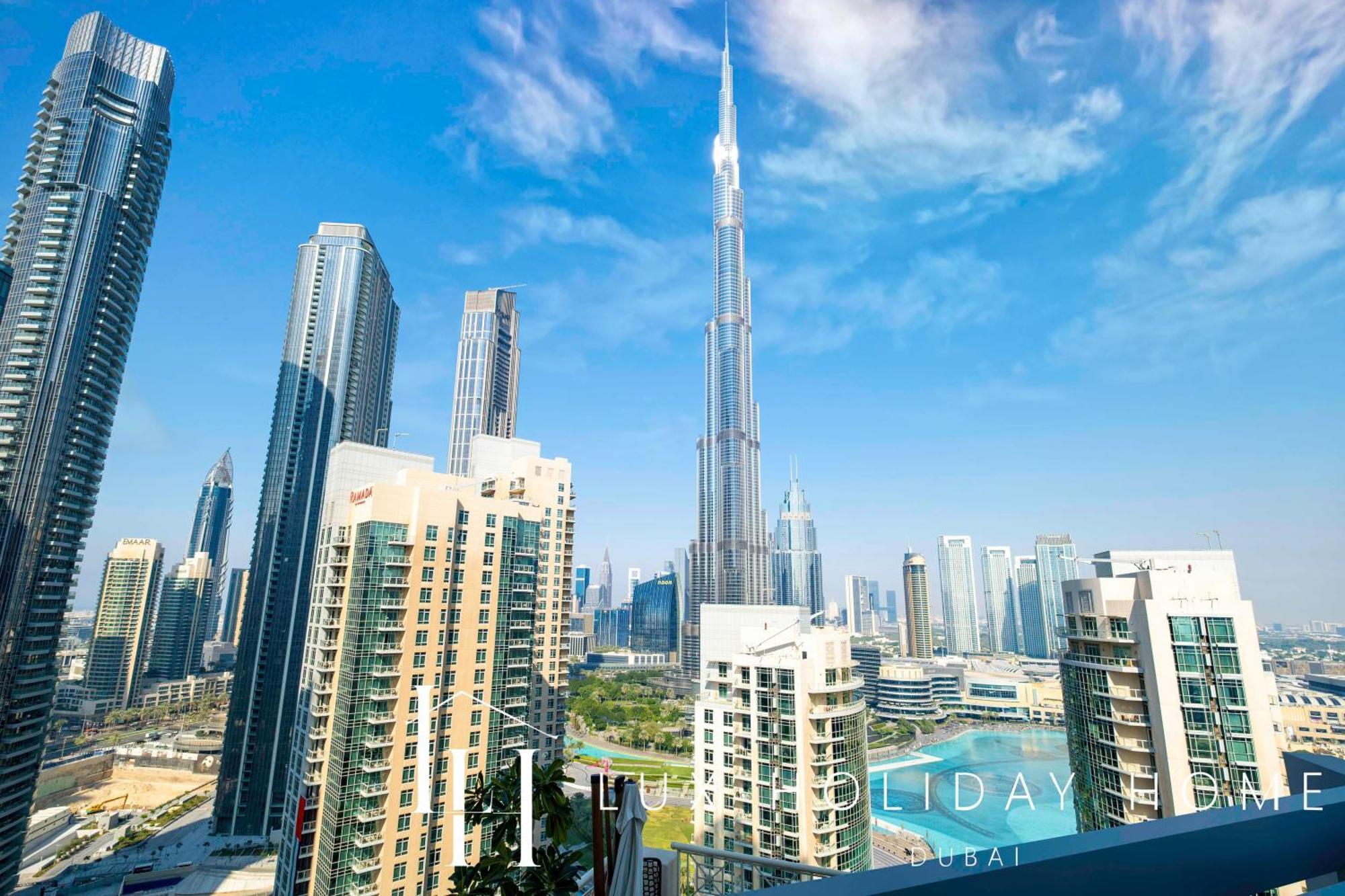 Lux The Burj Khalifa Fountain View Apartment