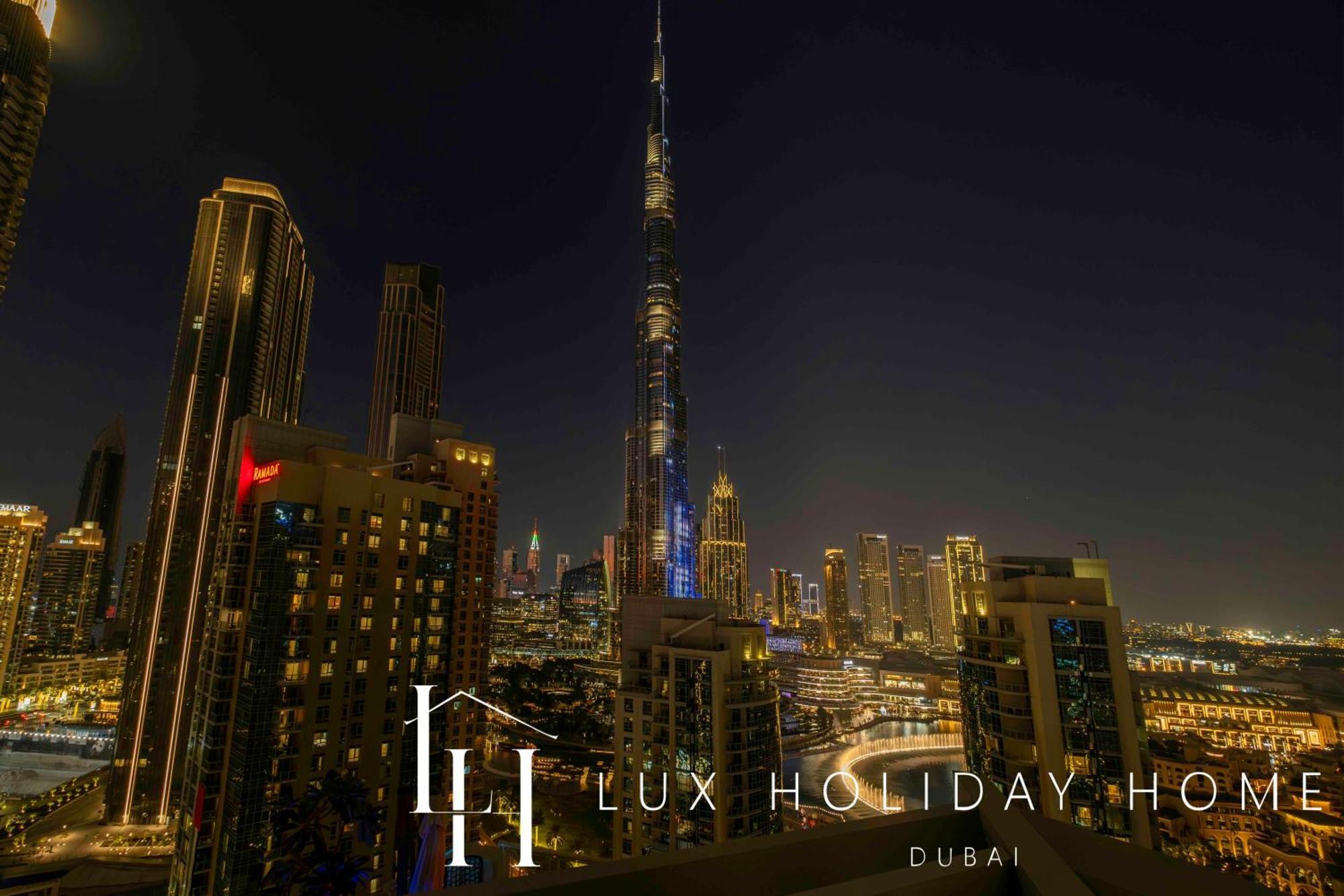 Lux The Burj Khalifa Fountain View Apartment Dubai