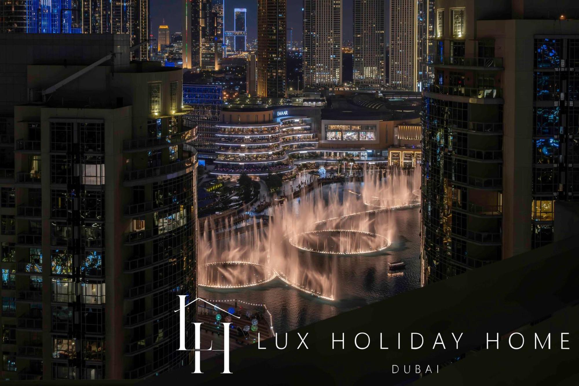 Lux The Burj Khalifa Fountain View Apartment *
