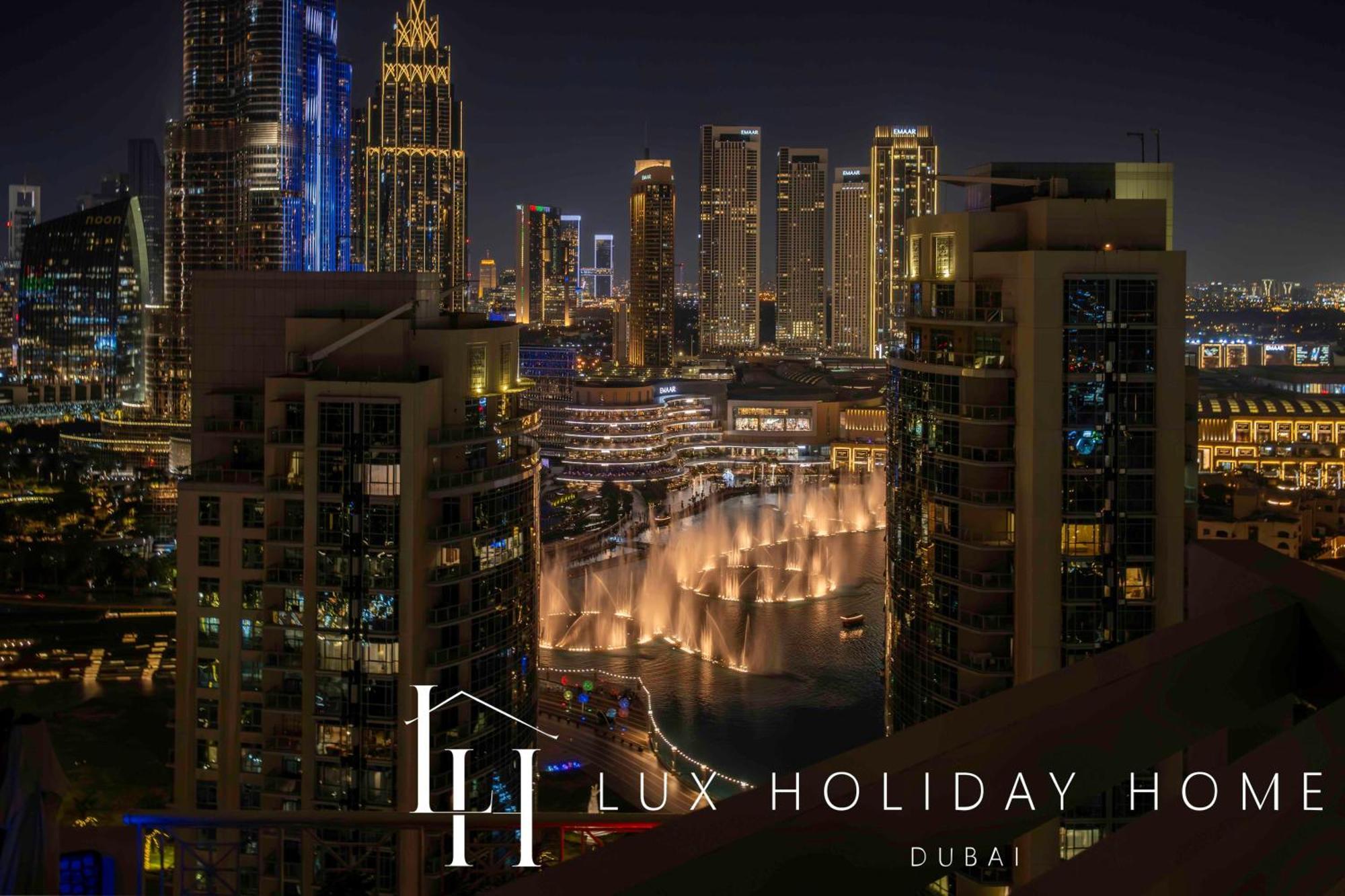 Lux The Burj Khalifa Fountain View Apartment *