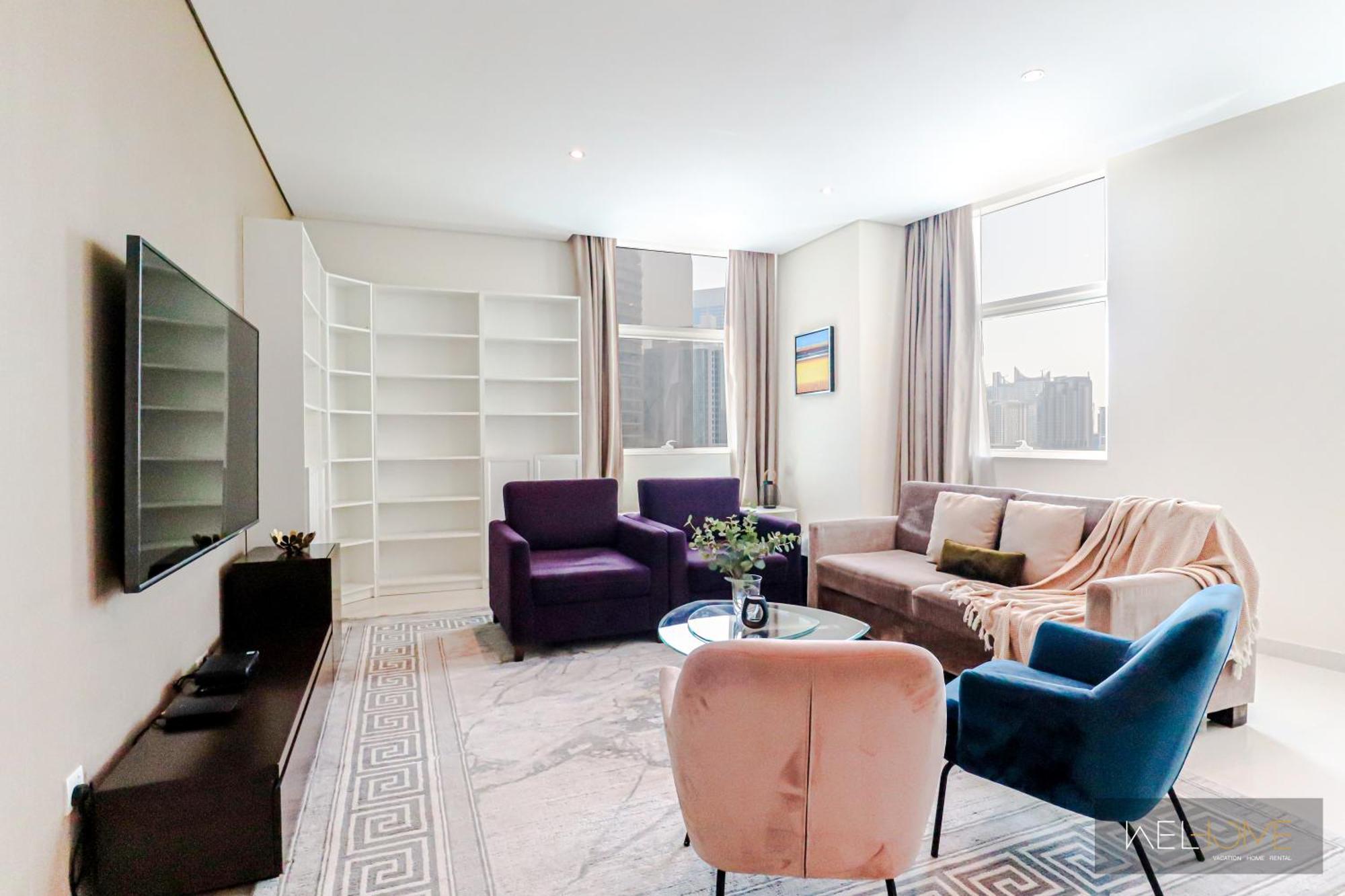 Welhome - Luxury Living In Business Bay 2br + Maid's * Dubai