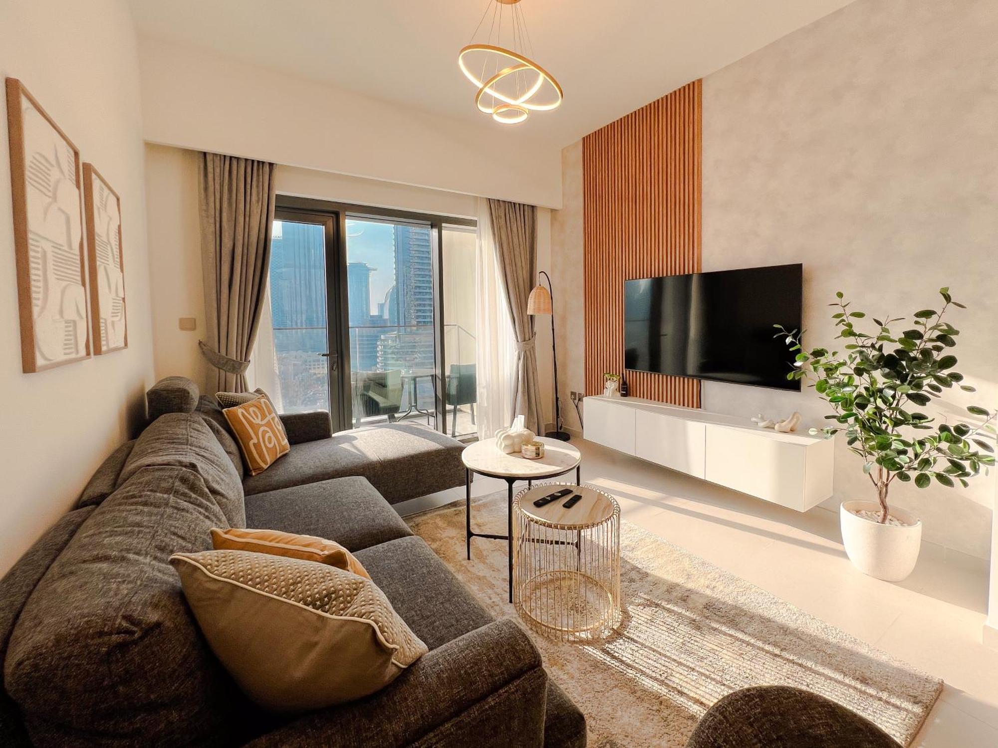 Holiday home 2br Stunning Full Burj Khalifa View Dubai