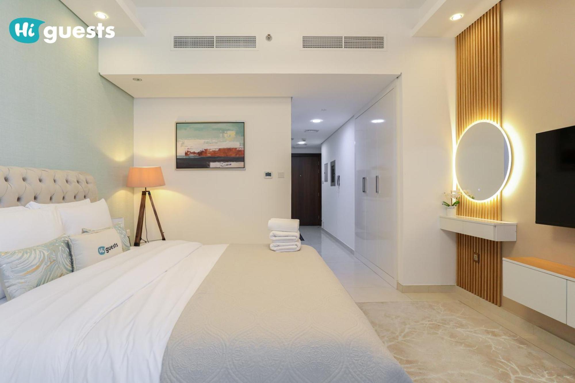 Higuests - Stylish Urban Escape In Waves Tower By Kasco Apartment Dubai