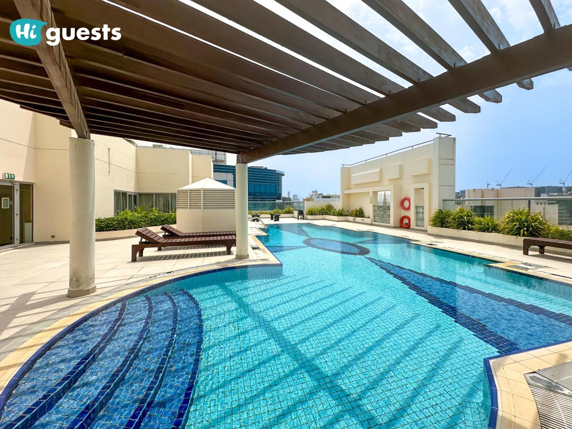 Higuests - Cheerful With Stunning Views In Port Saeed Apartment *