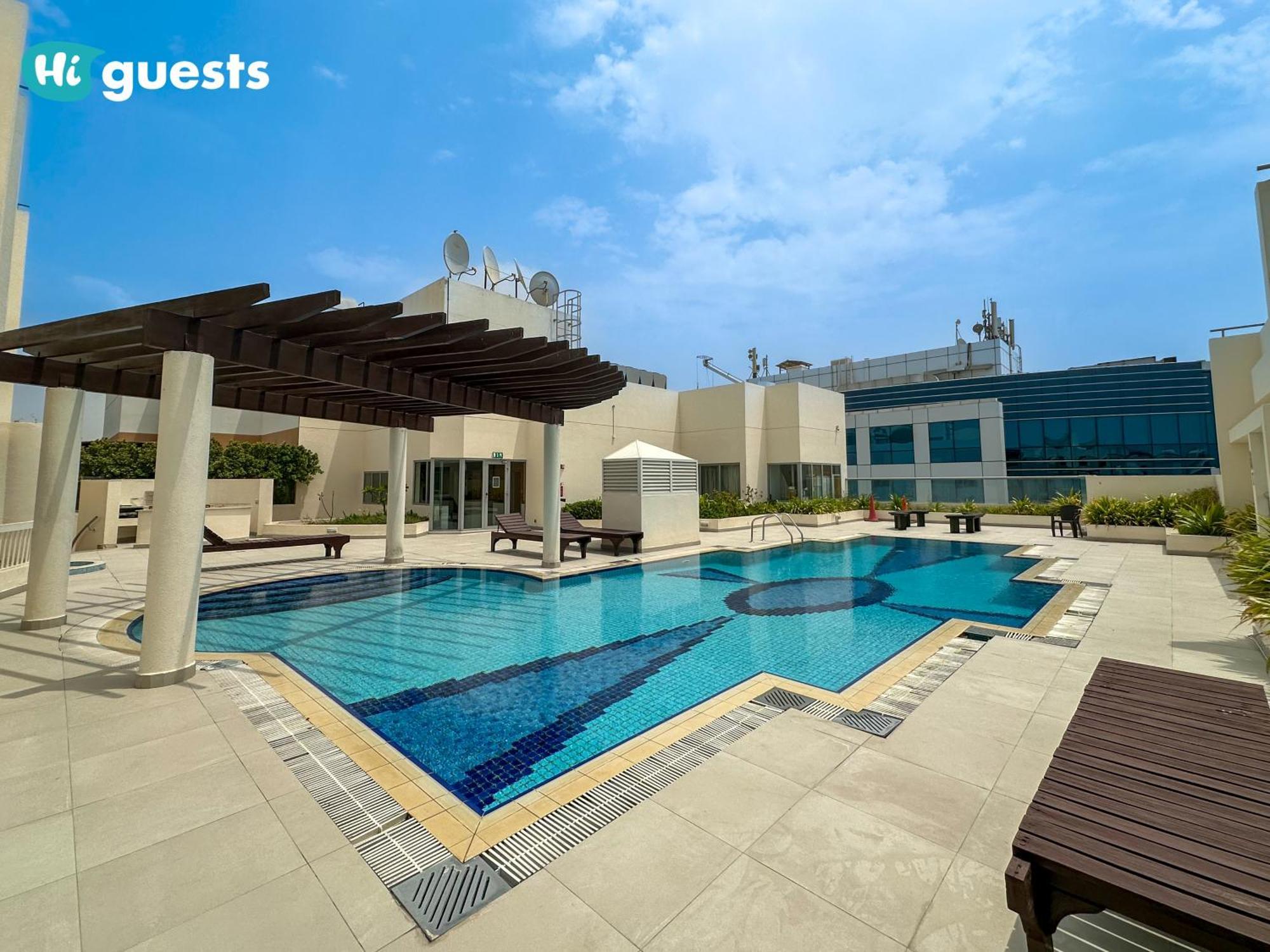 Higuests - Cheerful With Stunning Views In Port Saeed Dubai