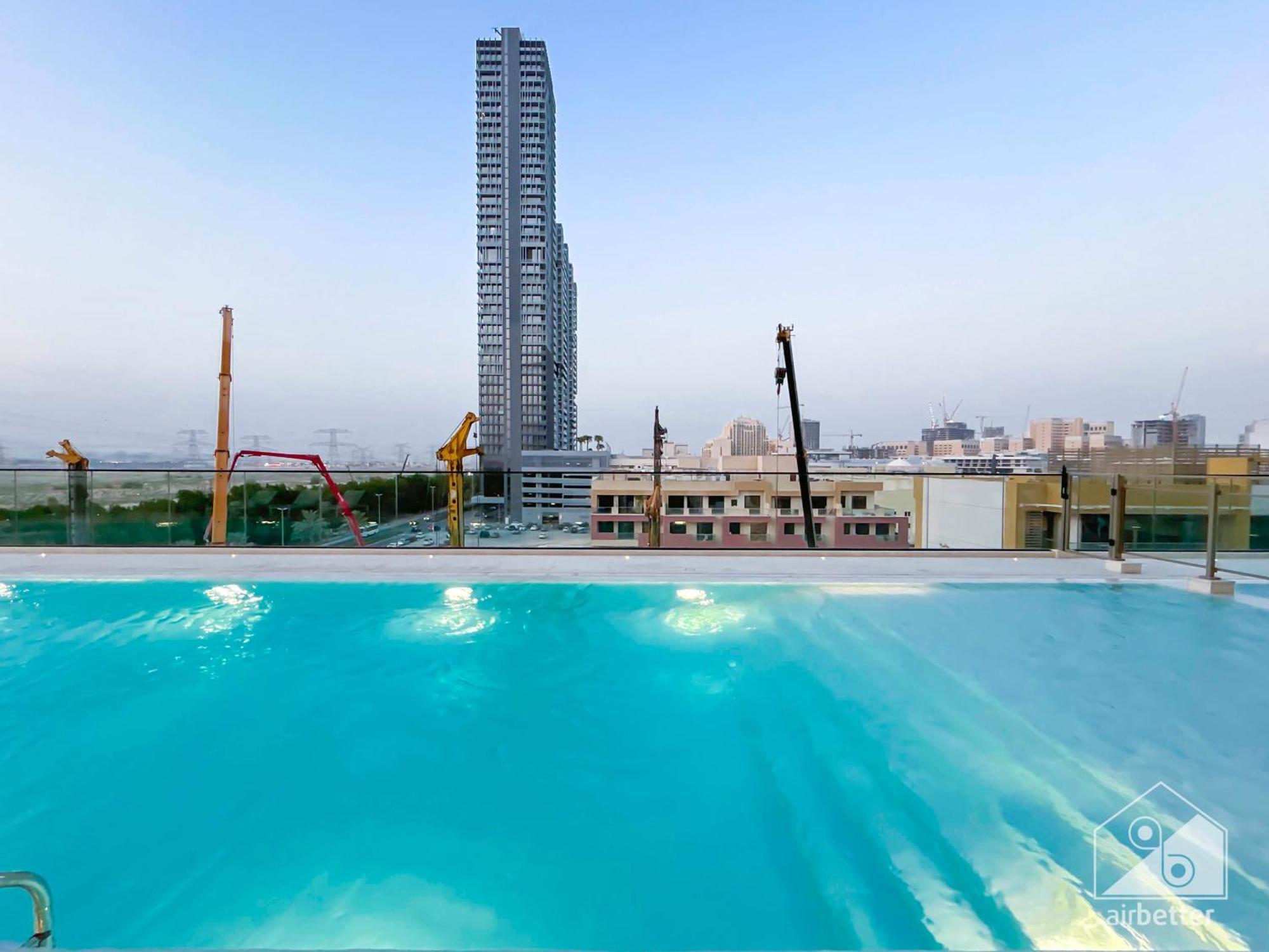 Apartment Chic 1-br & Balcony In Binghatti Heights *