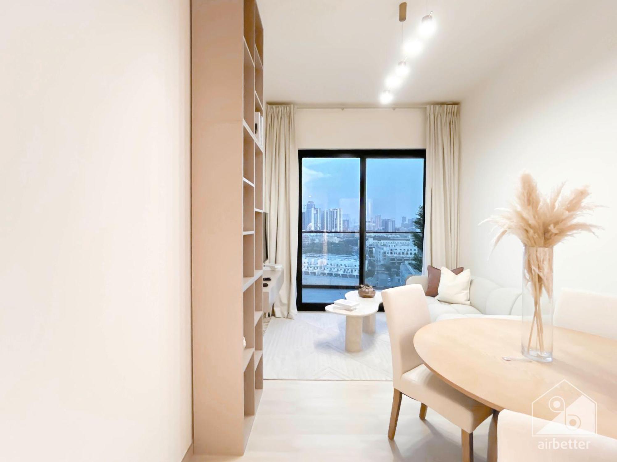 Apartment Chic 1-br & Balcony In Binghatti Heights *