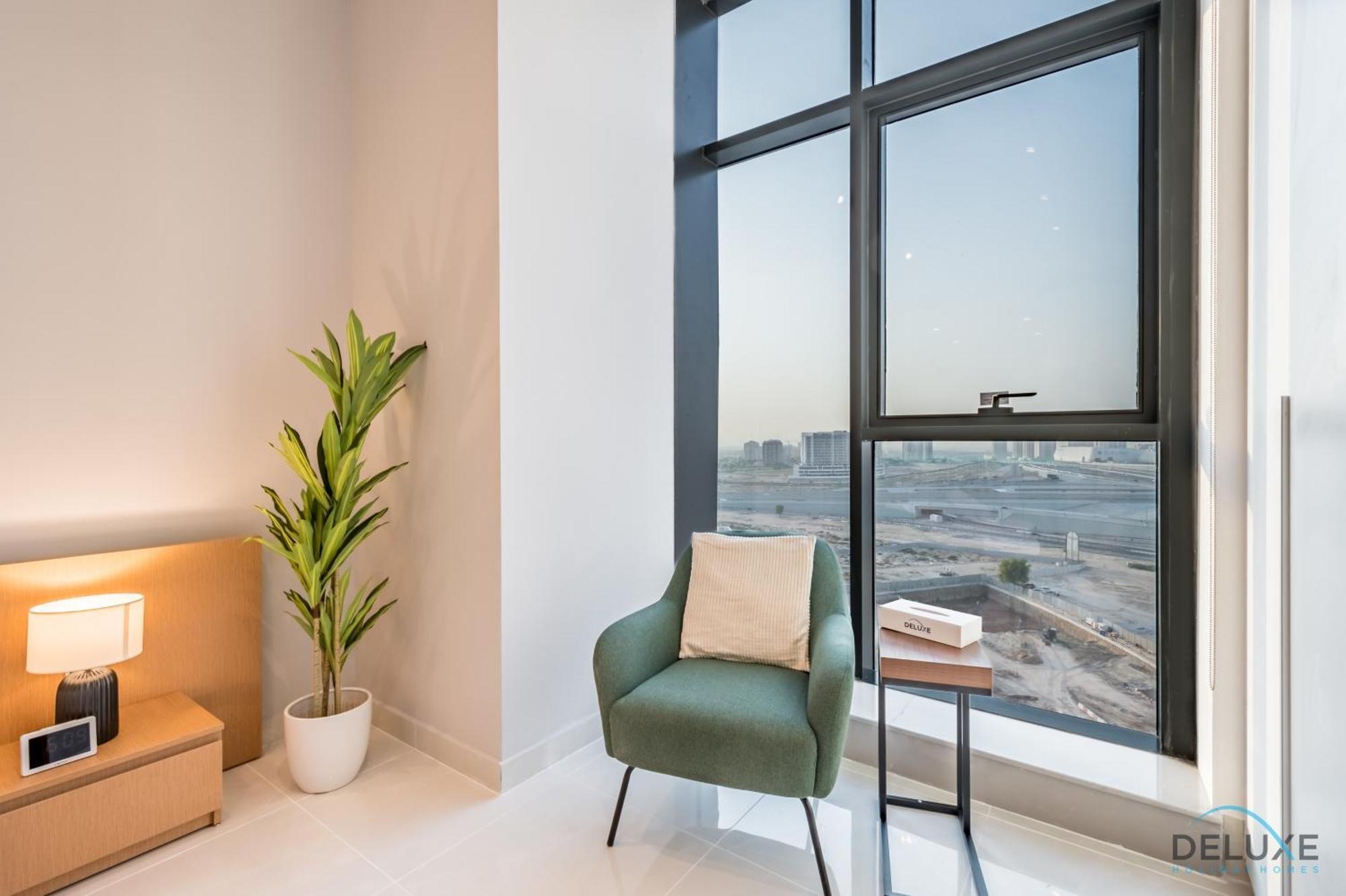 Apartment Stylish In Blue Wave Tower, Dubailand By Deluxe Homes *