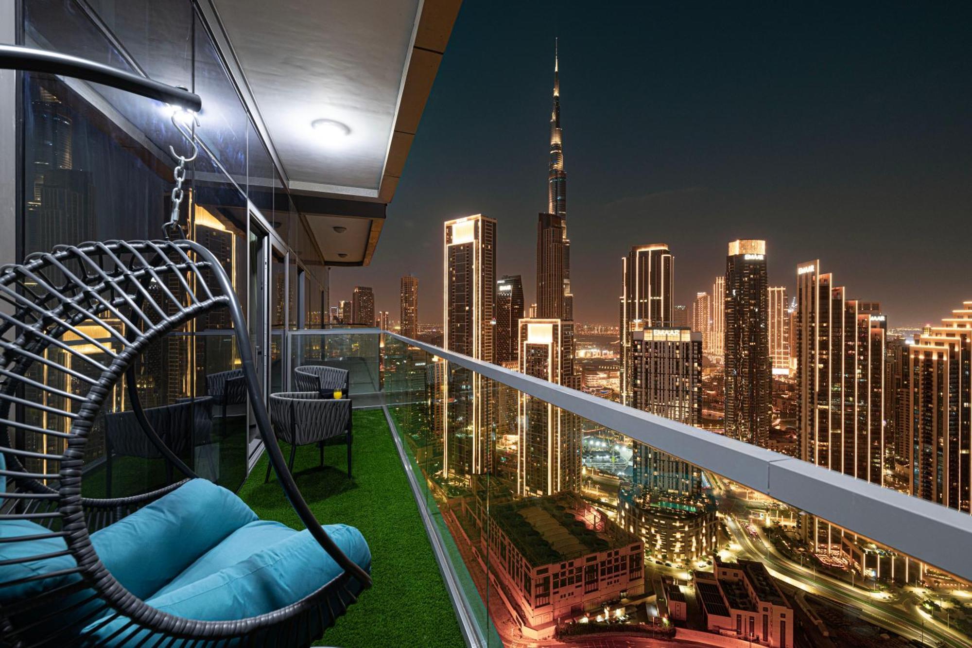 Apartment 64th Floor Highest Downtown Infinity Pool Burj Khalifa View Dubai