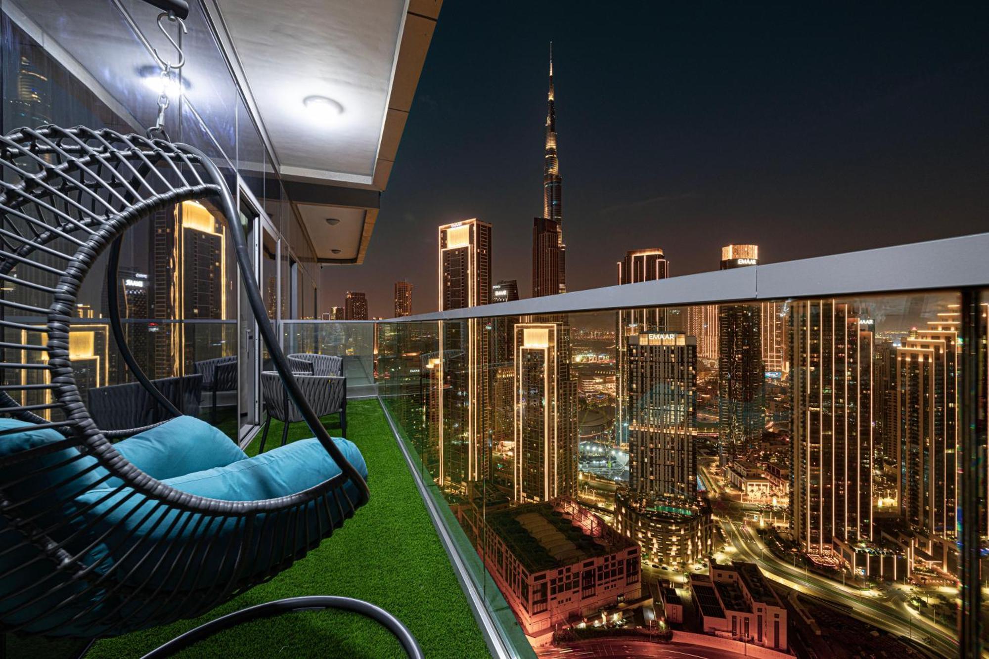 64th Floor Highest Downtown Infinity Pool Burj Khalifa View Apartment *