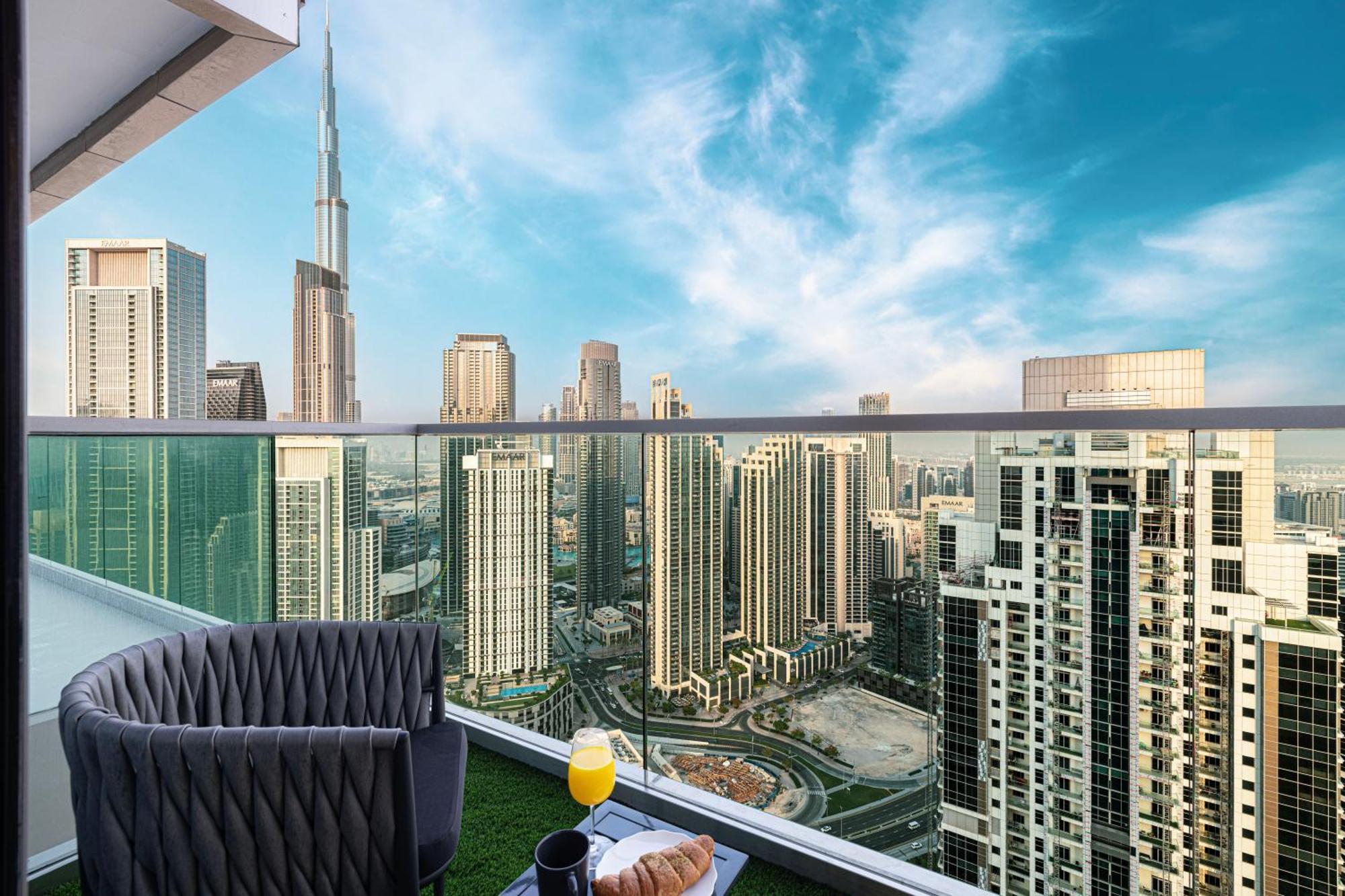 64th Floor Highest Downtown Infinity Pool Burj Khalifa View Apartment *