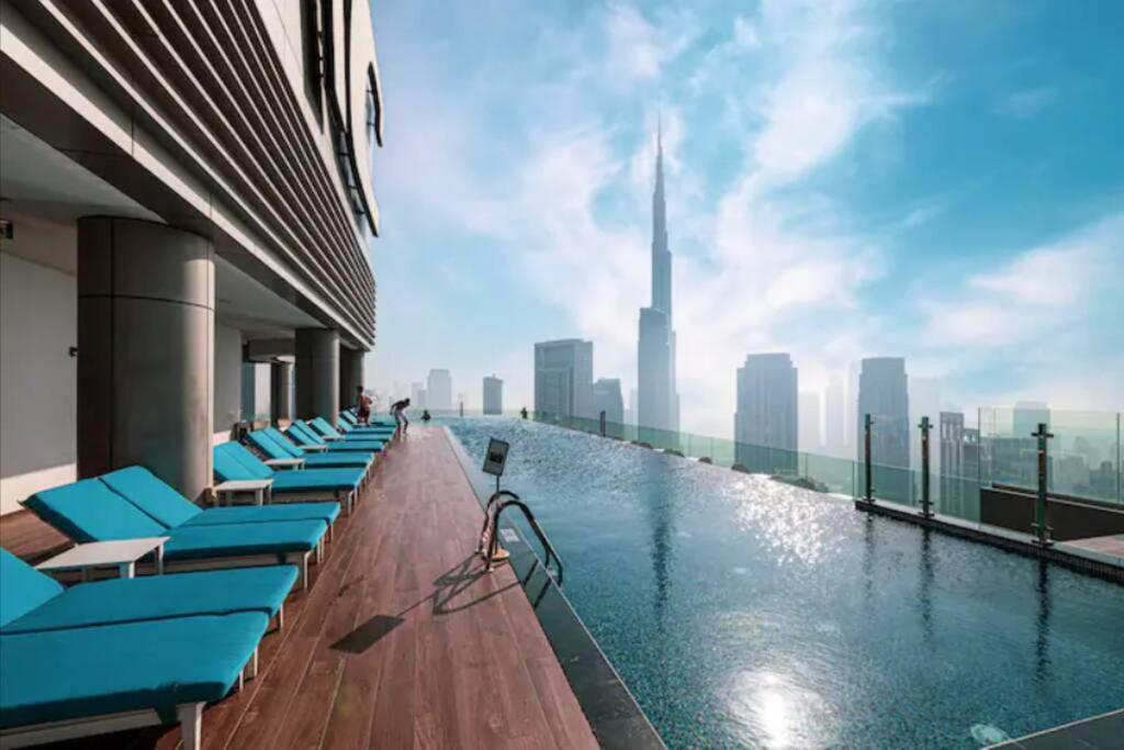 64th Floor Highest Downtown Infinity Pool Burj Khalifa View * Dubai