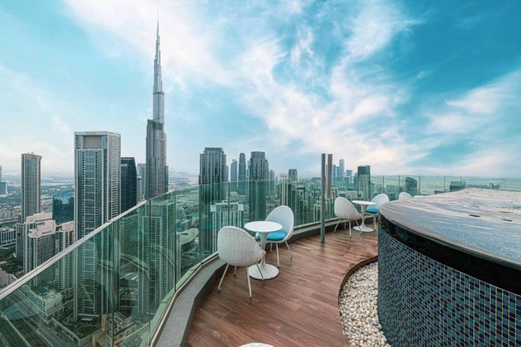 64th Floor Highest Downtown Infinity Pool Burj Khalifa View Apartment *