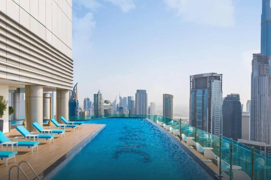 Apartment 64th Floor Highest Downtown Infinity Pool Burj Khalifa View Dubai