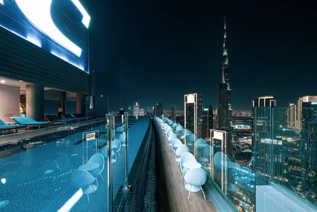 64th Floor Highest Downtown Infinity Pool Burj Khalifa View Apartment