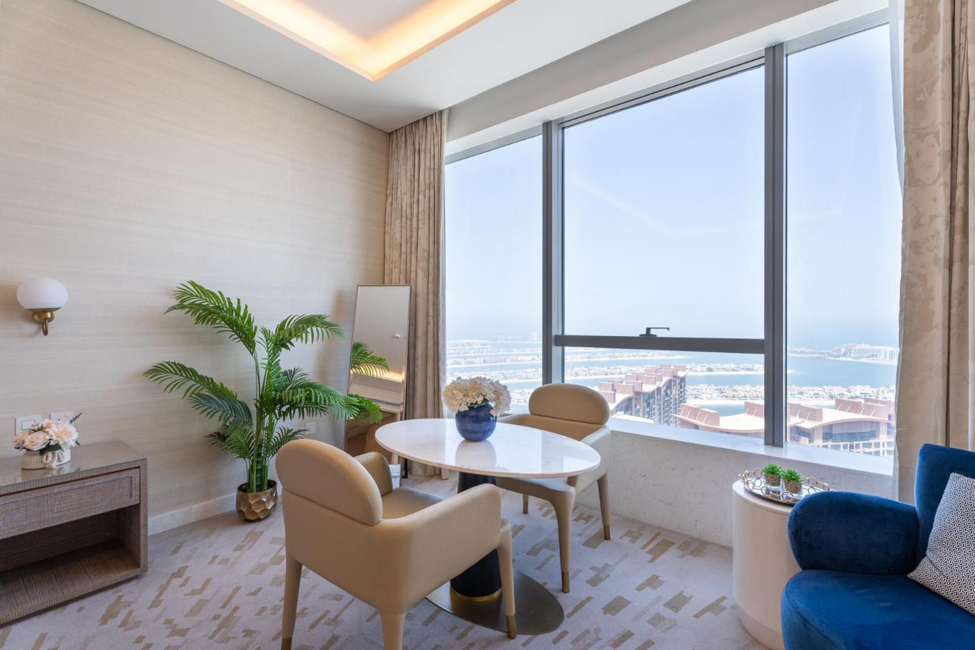 Nasma Luxury - Sea-view In Palm Tower With Full Amenities Apartment *