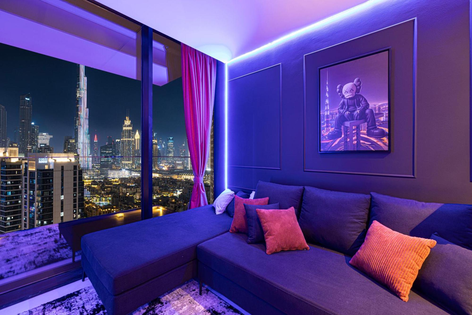 2br Burj Khalifa View, Table Game & Arcade- 26thfl Apartment *
