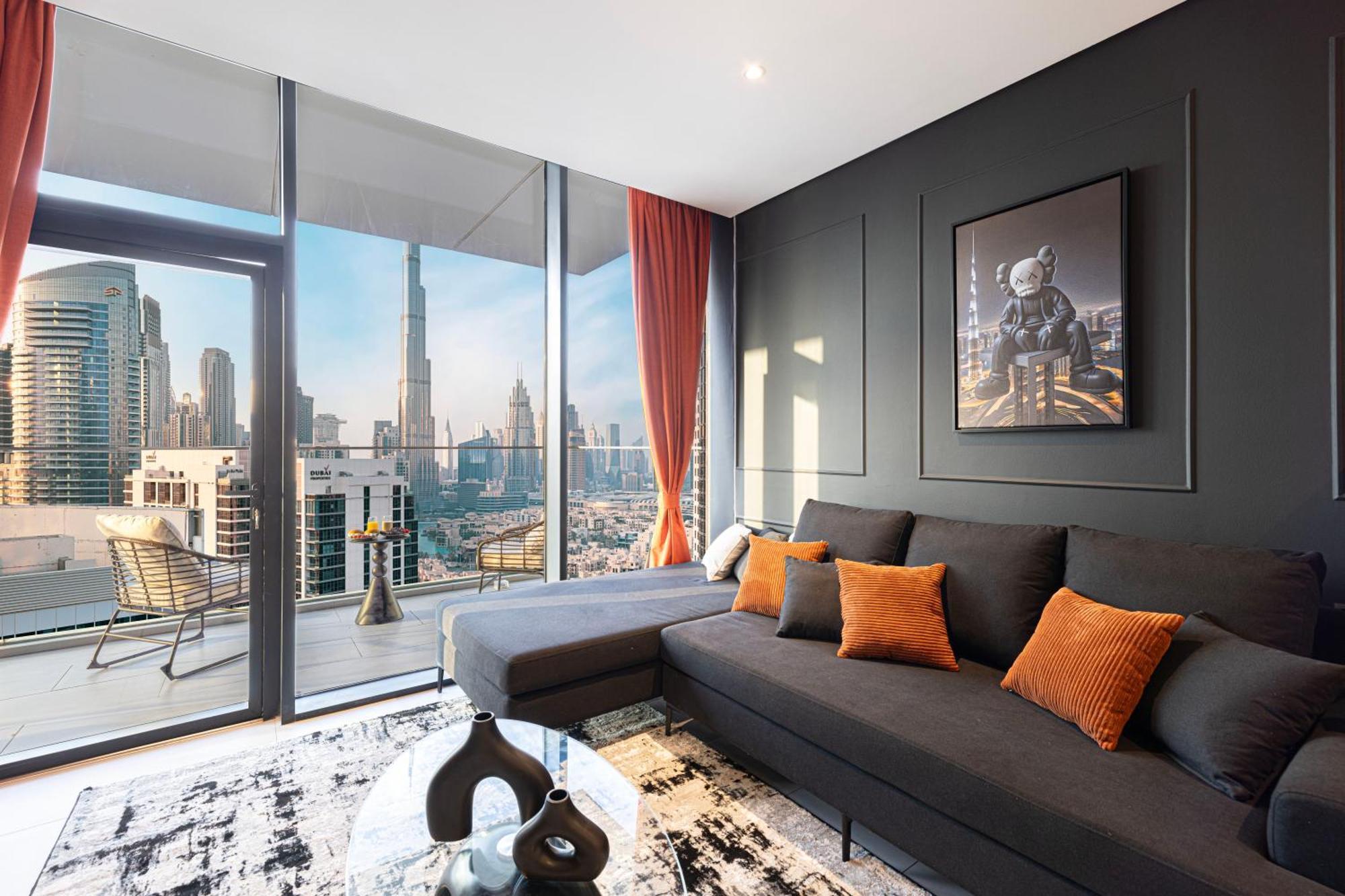 2br Burj Khalifa View, Table Game & Arcade- 26thfl Apartment Dubai
