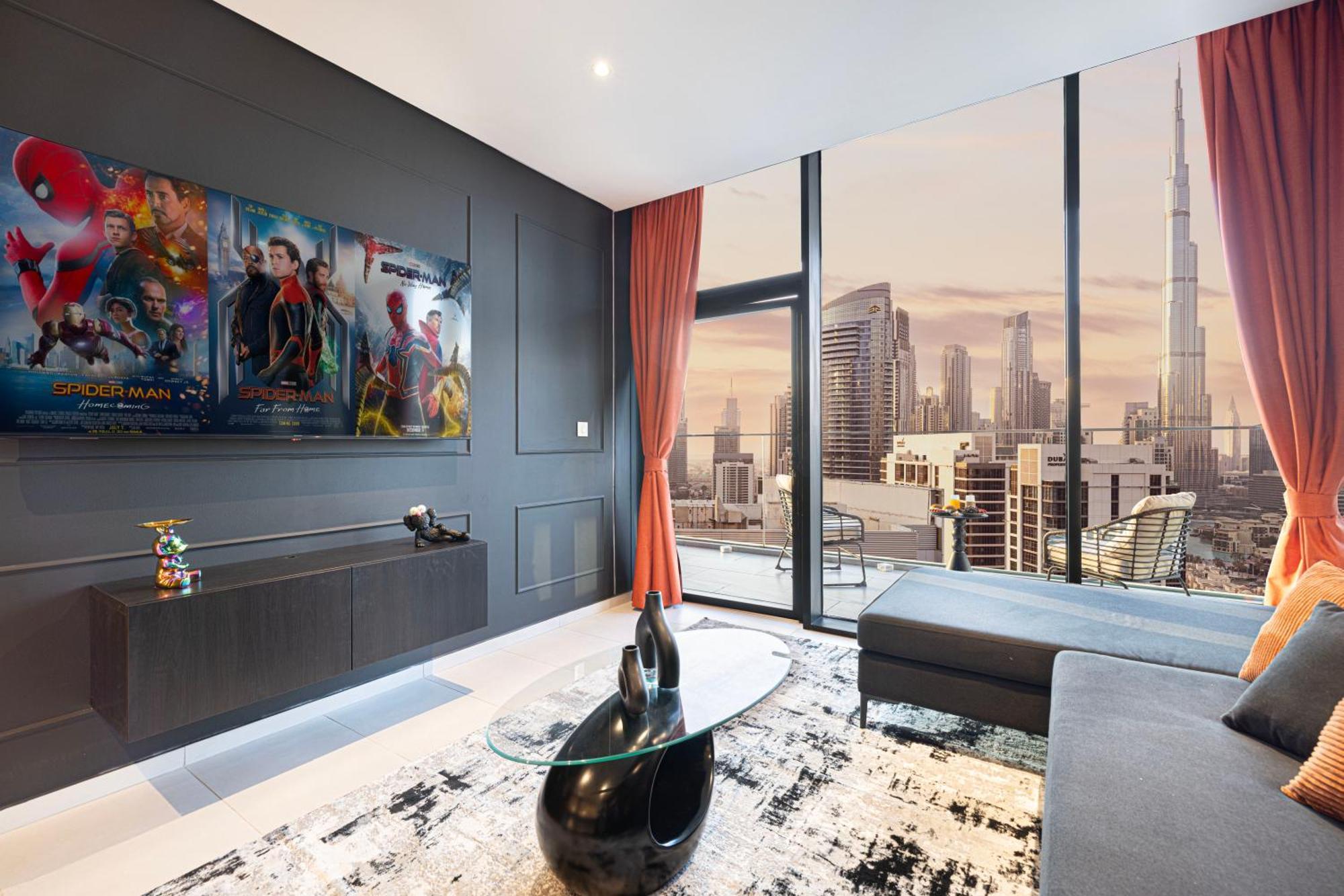 2br Burj Khalifa View, Table Game & Arcade- 26thfl Apartment *