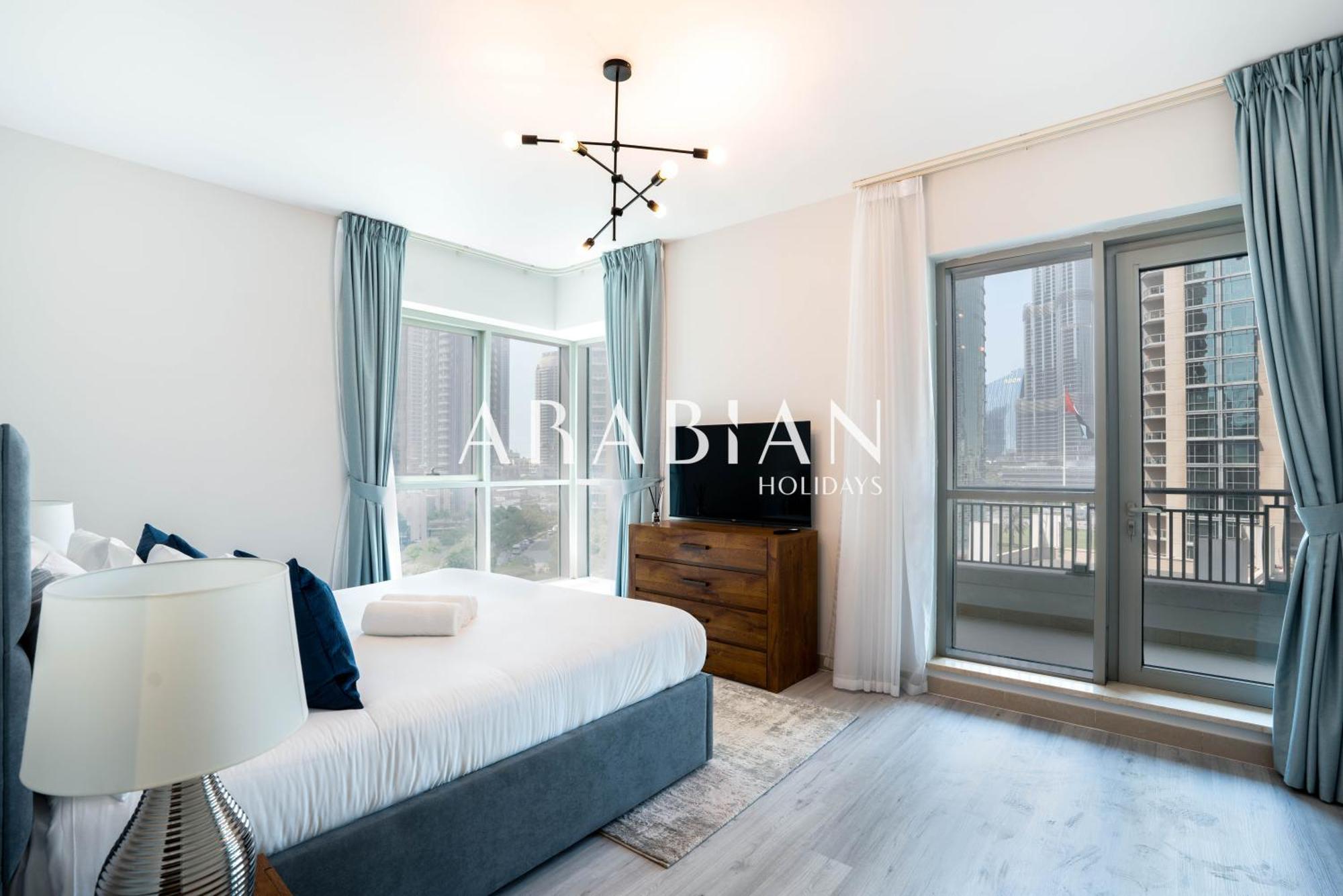 Full Burj View - Stunning 2br In Downtown Apartment *