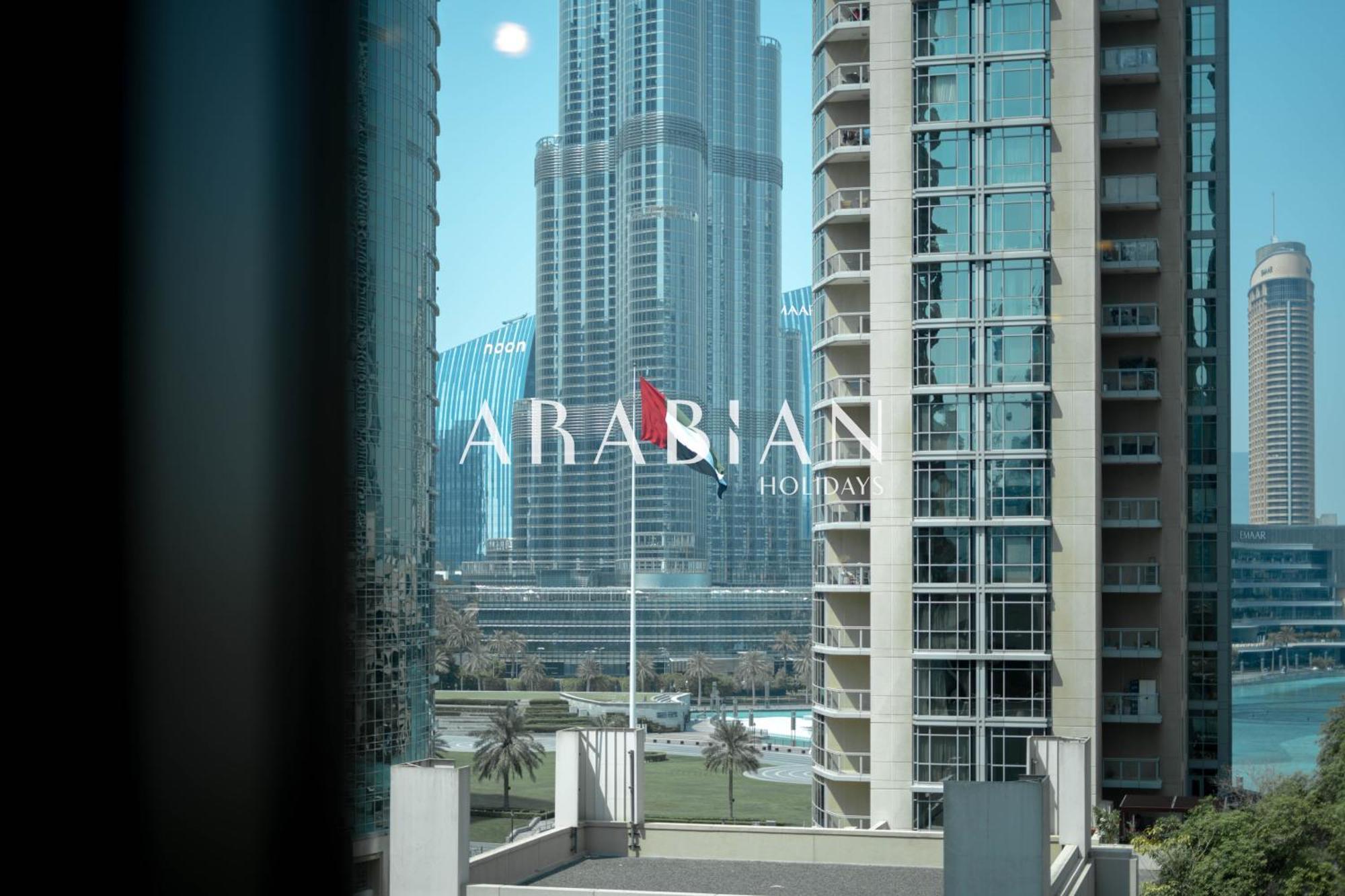 Full Burj View - Stunning 2br In Downtown Apartment *