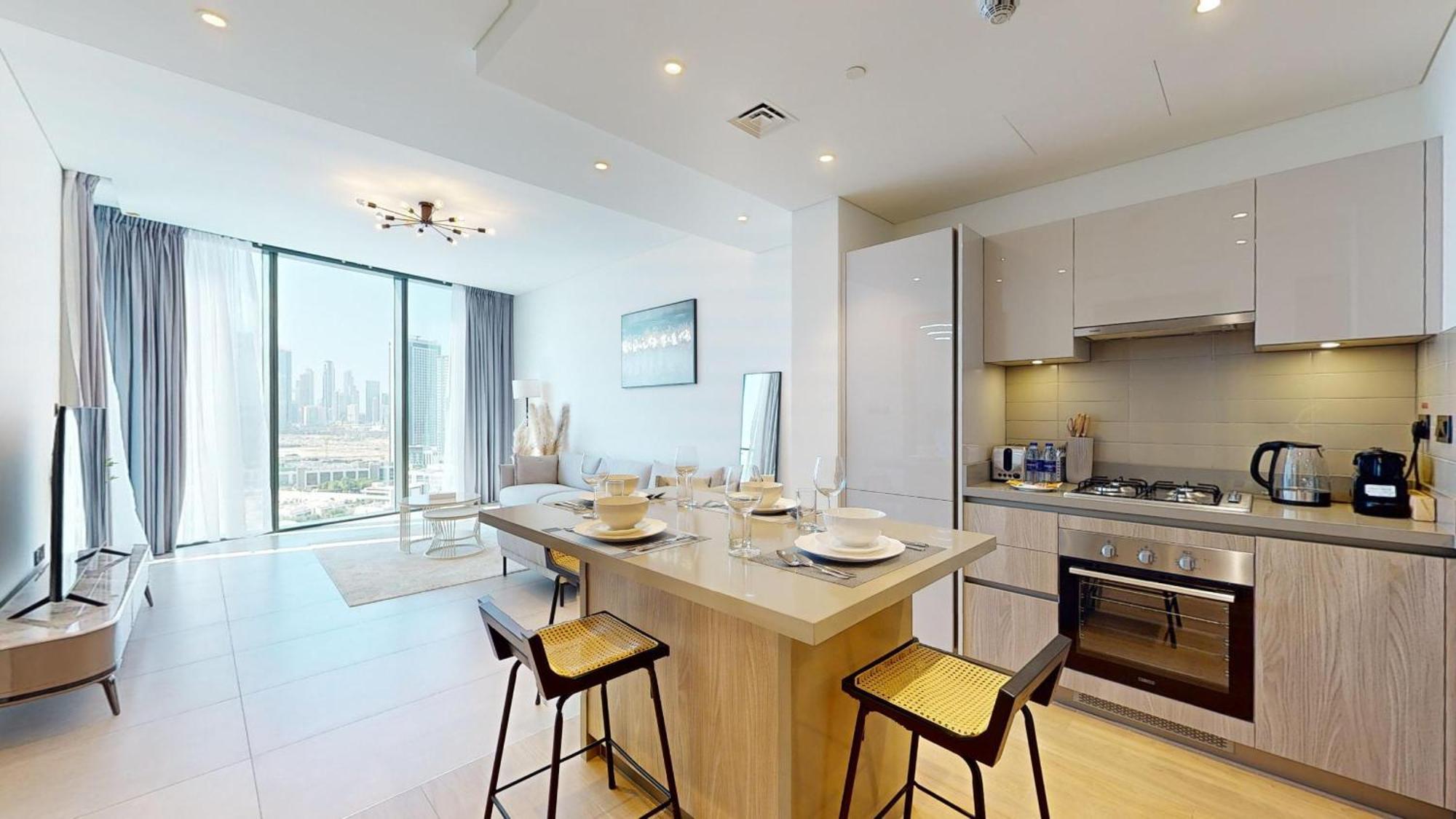Primestay - 1br In Waves Grande - Al Meydan Apartment