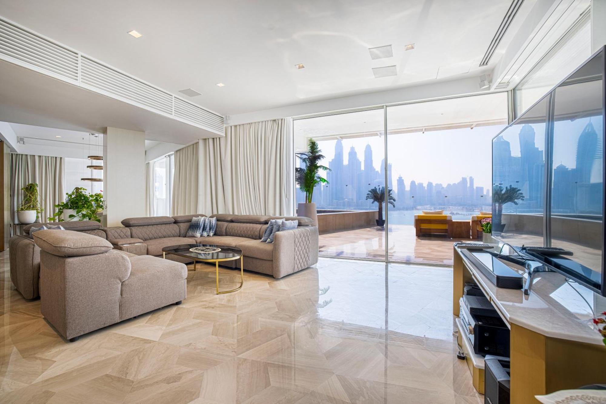 Five Palm Luxury Penthouse Full Marina View & Private Pool Resort