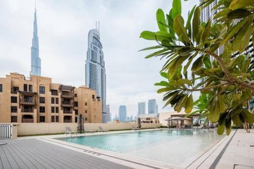 Holiday home 2br Stunning Full Burj Khalifa View Dubai