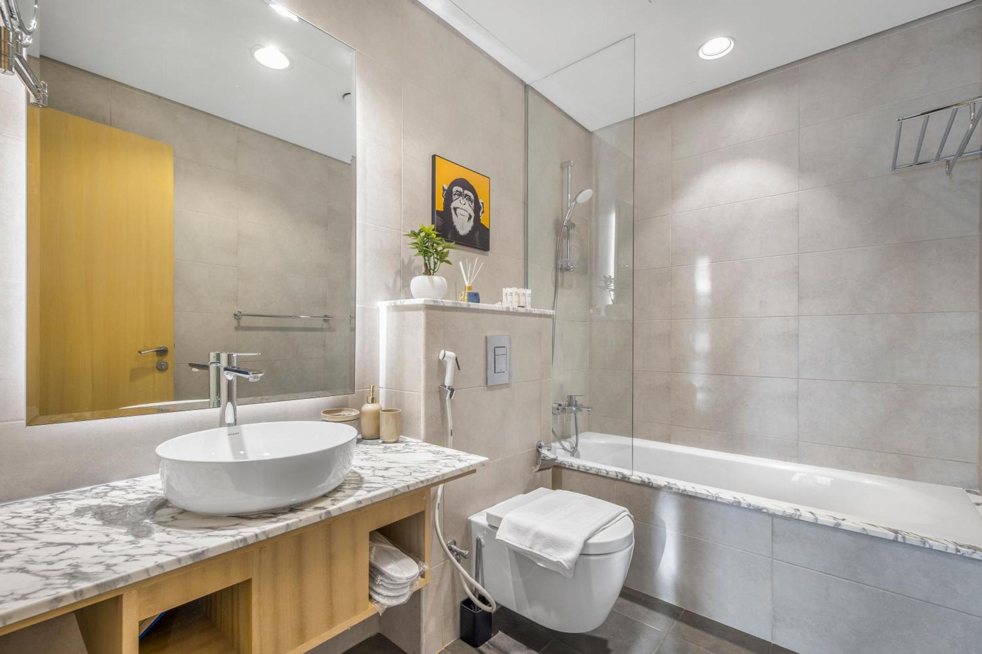 Apartment Pool In The Clouds With Burj Khalifa View, 2br In Paramount Midtown