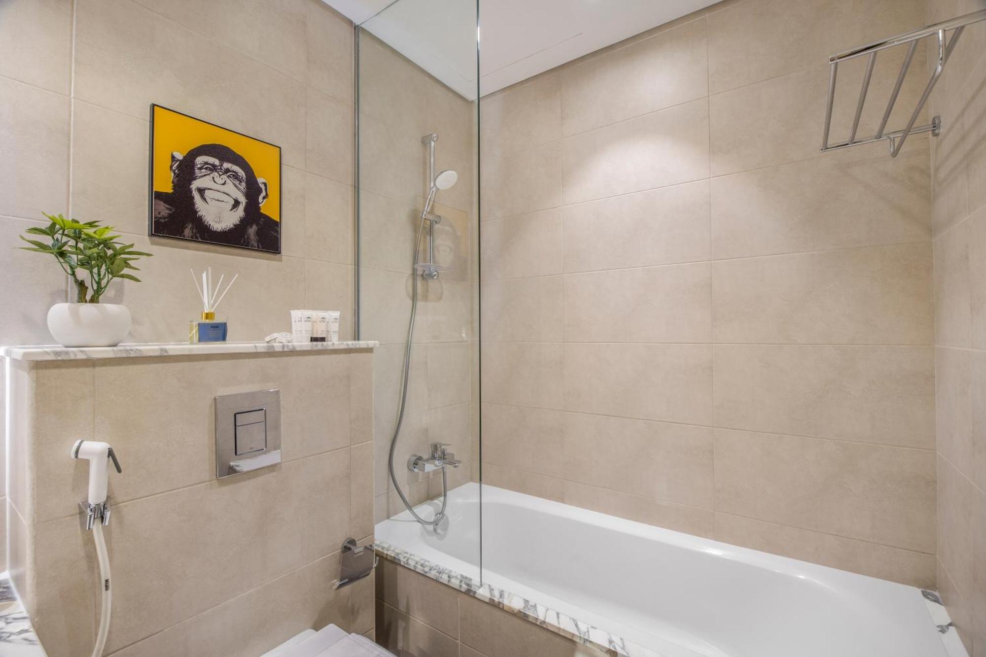 Apartment Pool In The Clouds With Burj Khalifa View, 2br In Paramount Midtown