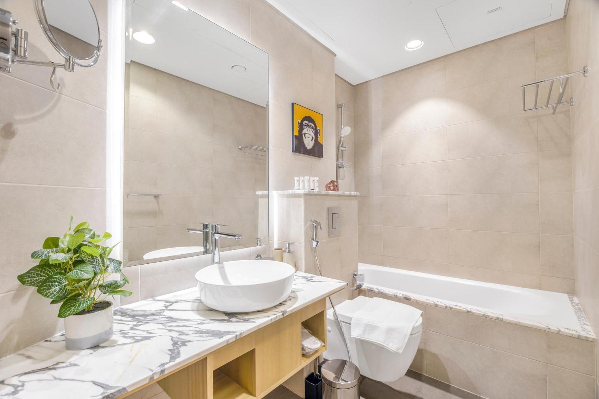 Pool In The Clouds With Burj Khalifa View, 2br In Paramount Midtown *