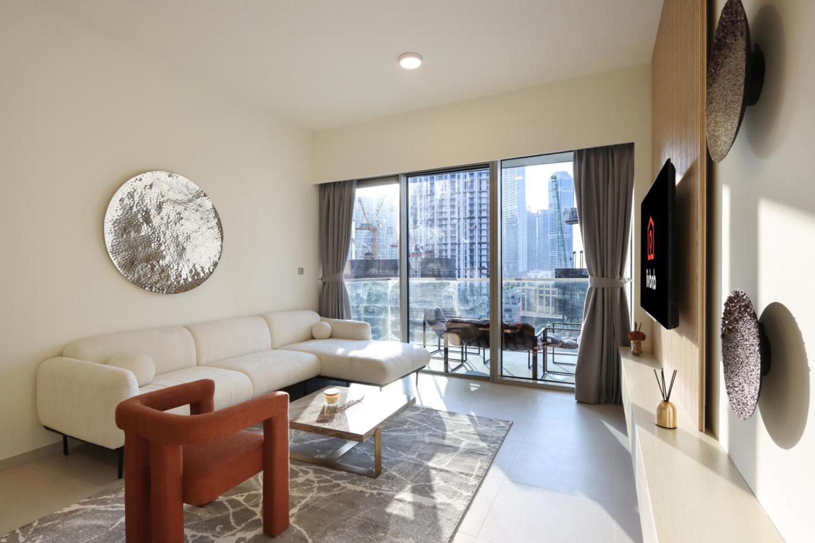 Livbnb-prestige 1br In Grande, Pool With Iconic Burj Khalifa View