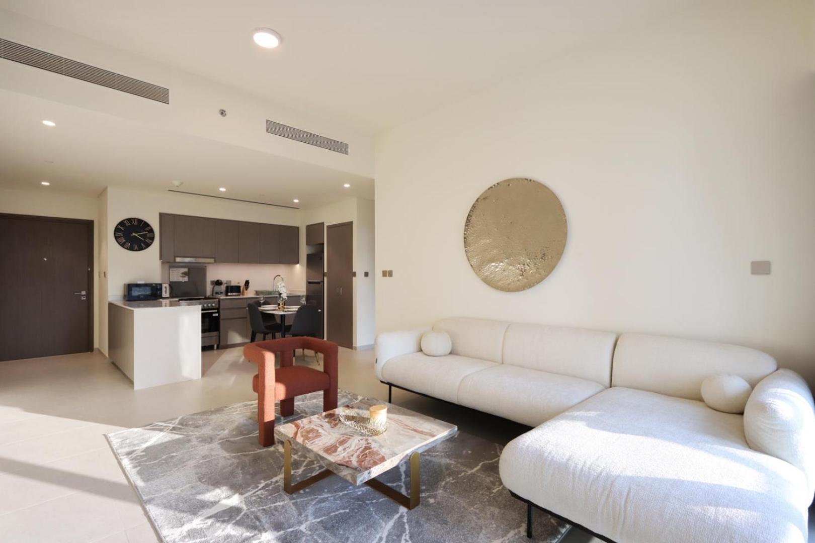 Livbnb-prestige 1br In Grande, Pool With Iconic Burj Khalifa View Apartment Dubai