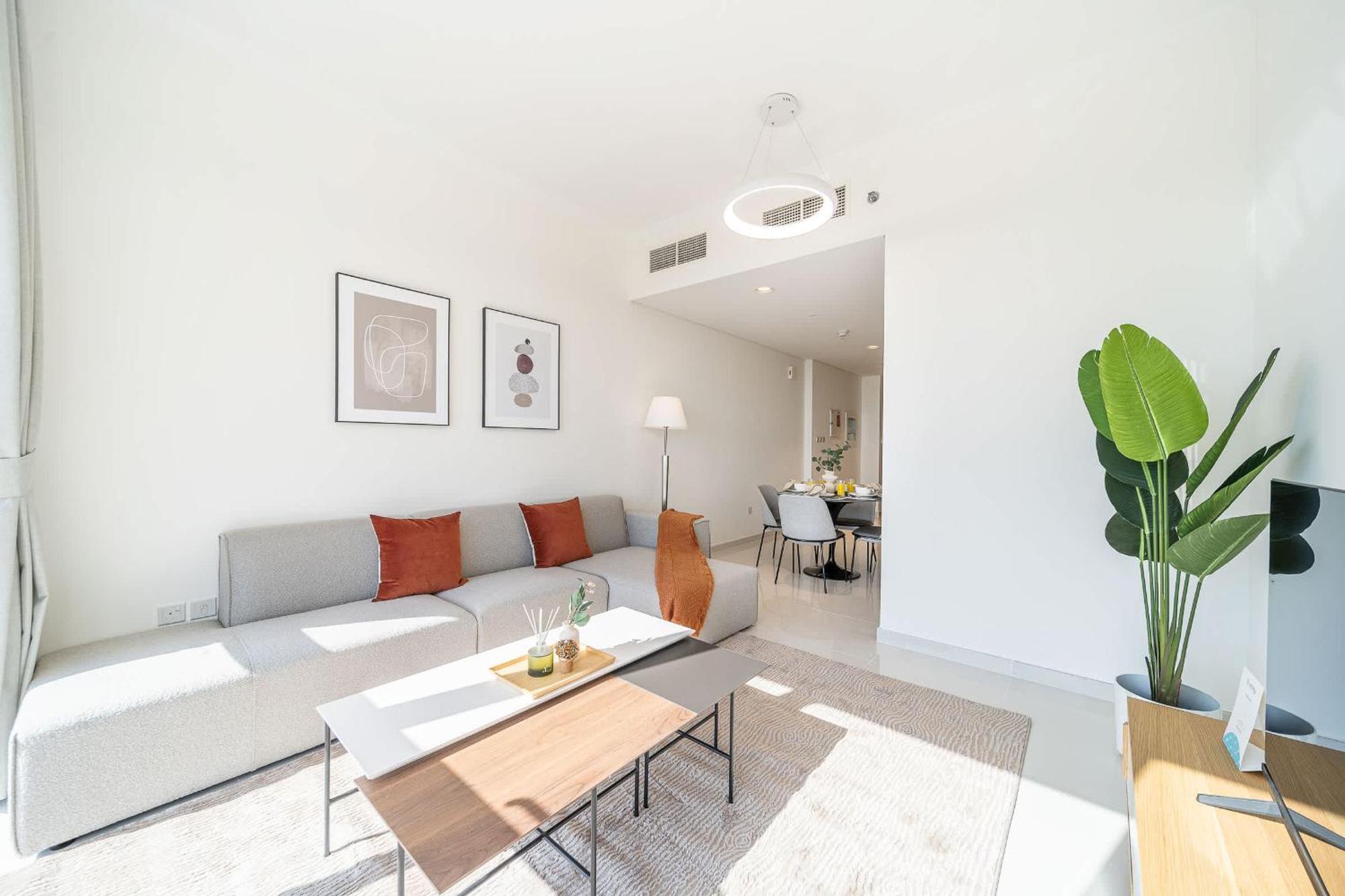 Apartment Airstay - Modern 1br - Full Golf Course Views - Monthly Offer Available Dubai
