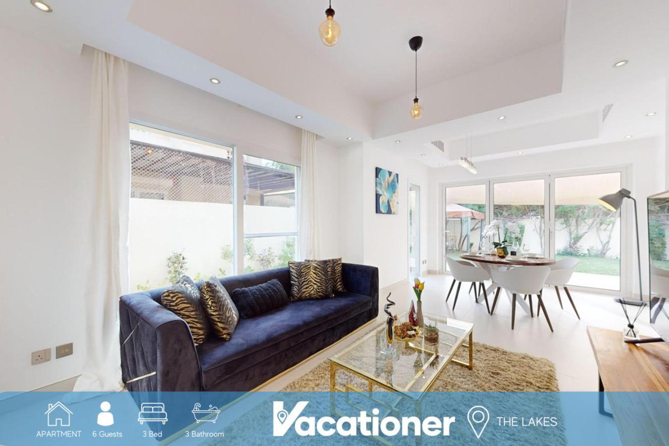 The Lakes - Contemporary Three Bedroom Dubai