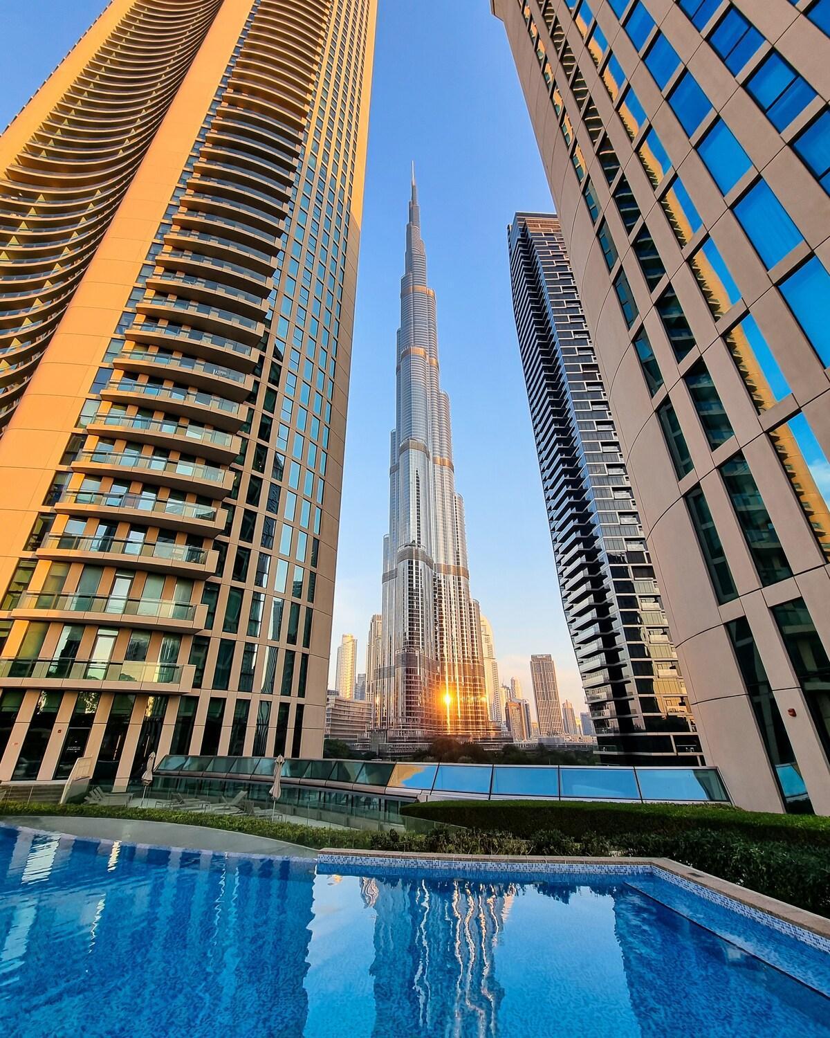 New Stunning 2br With Burj Khalifa View & Mall Tunnel Access Apartment *