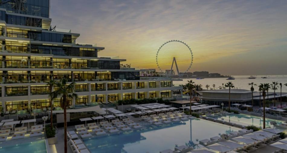 Wonderfulstay At Five Luxe Jbr - Palm And Eye View - Private Hot Tub - Brand New Luxury *
