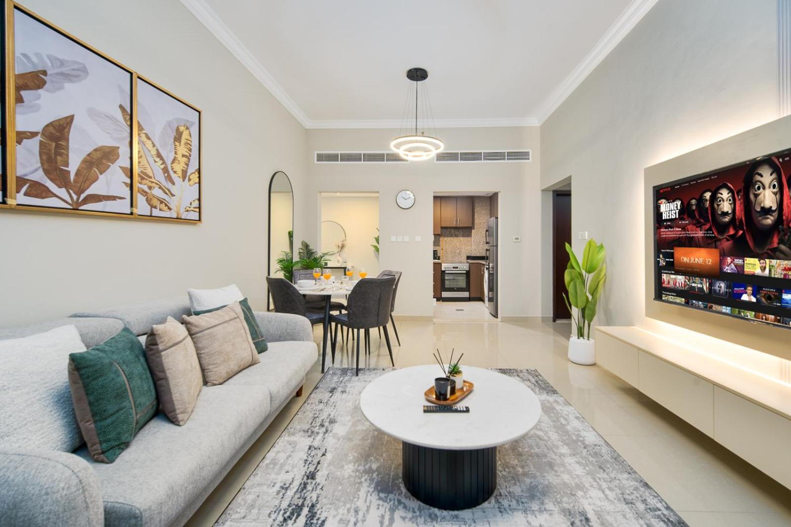 1br Stunning Canal & Burj View, Luxury At Fairview Residency * Dubai