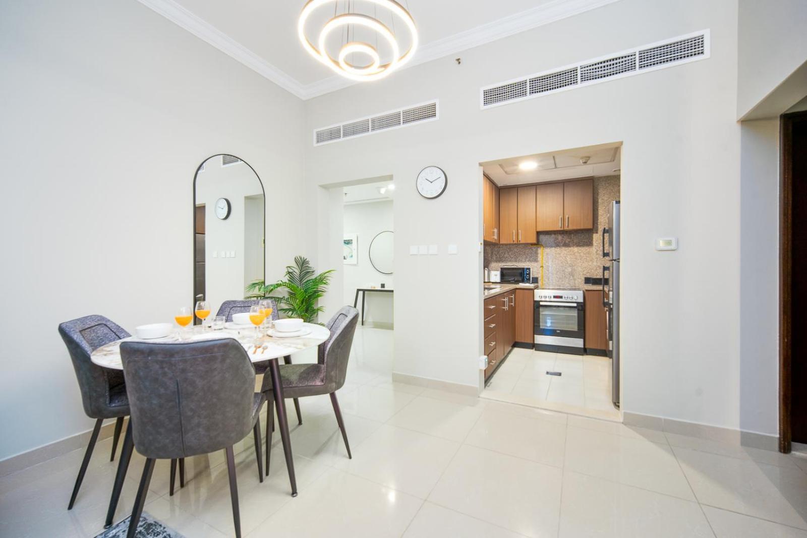 1br Stunning Canal & Burj View, Luxury At Fairview Residency Apartment Dubai
