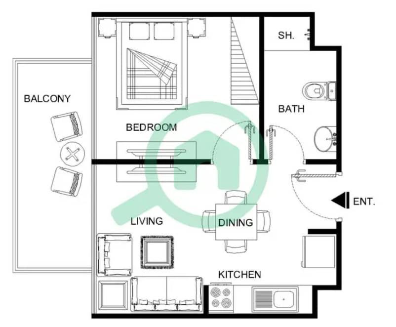 Dazzling 1 Bedroom In Golf With Stunning View * Dubai