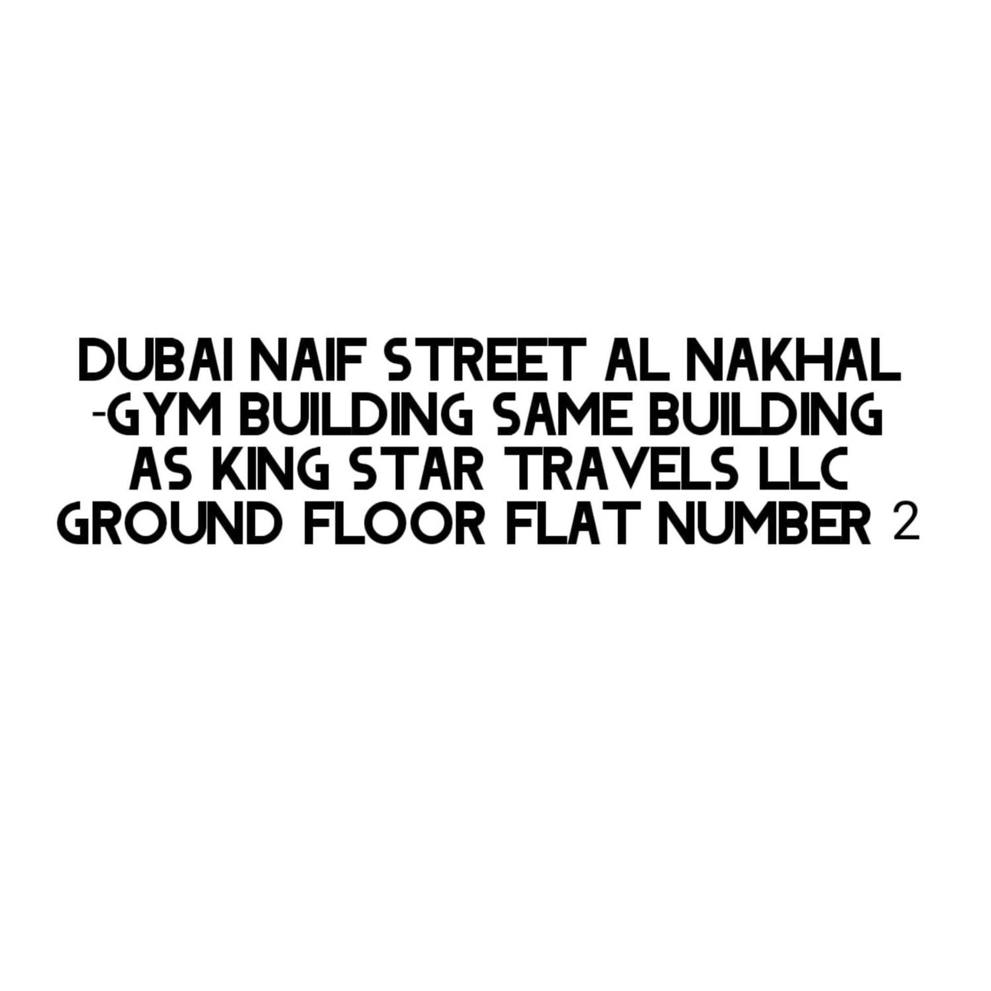 Homestay Dubai- Gym Building Same Building As King Star Travel Llc Ground Floor Flat 2 Dubai