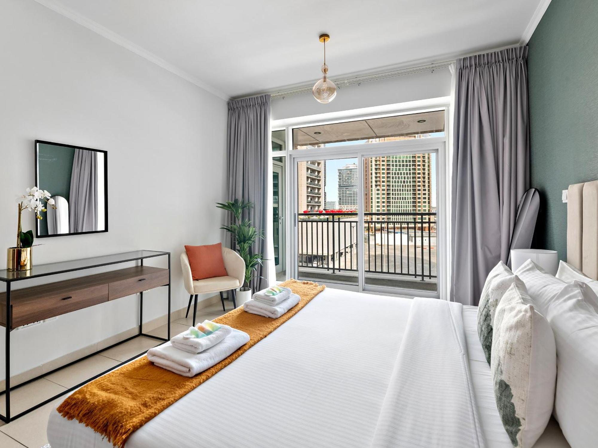 Cozy 1bdr Unit -burj Views, Downtown