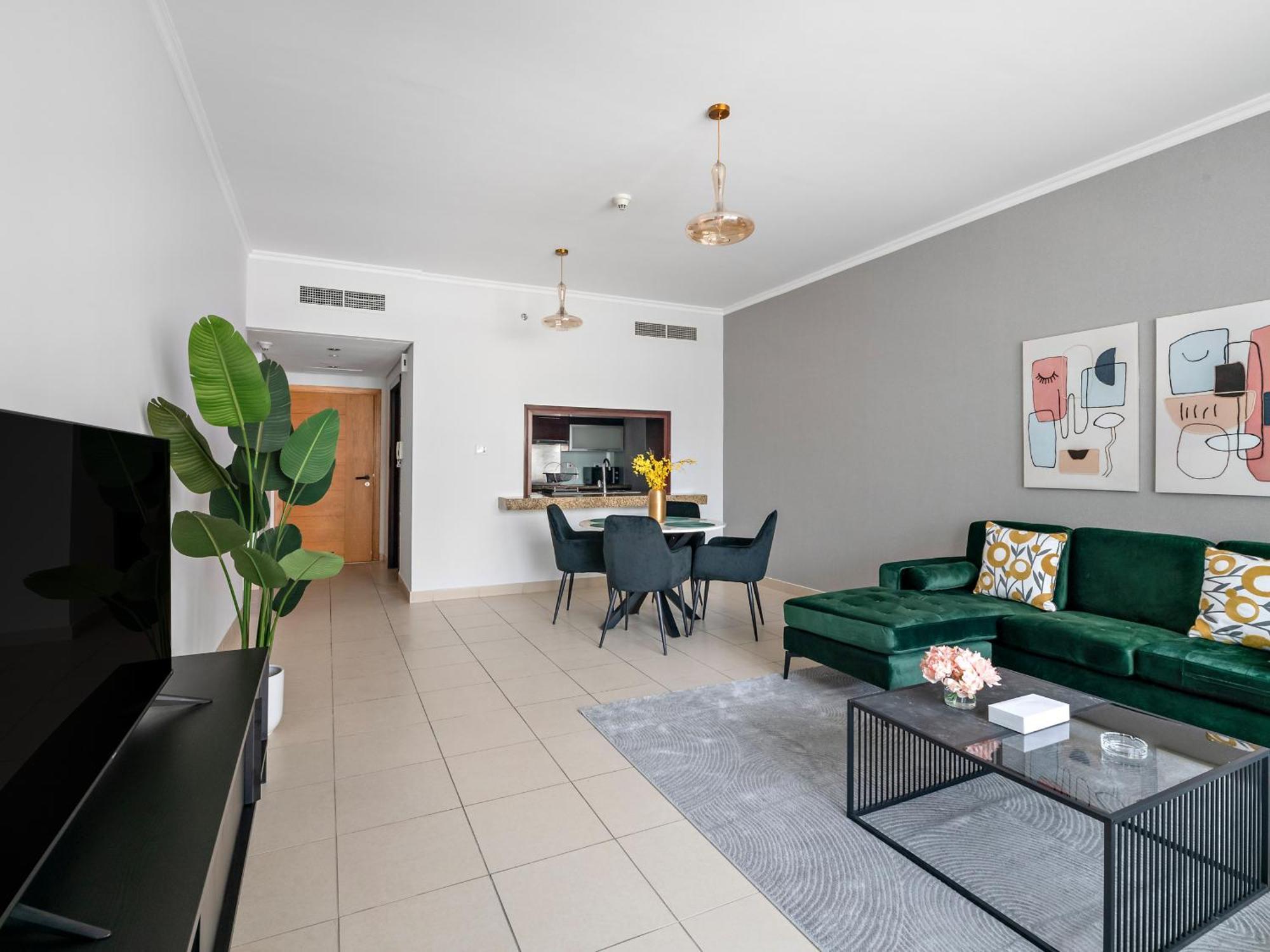 Apartment Cozy 1bdr Unit -burj Views, Downtown