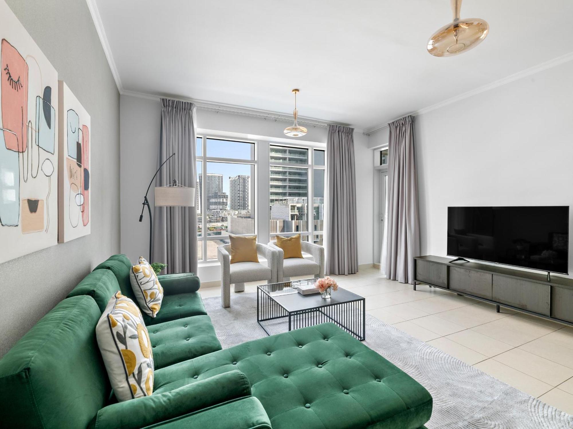 Cozy 1bdr Unit -burj Views, Downtown