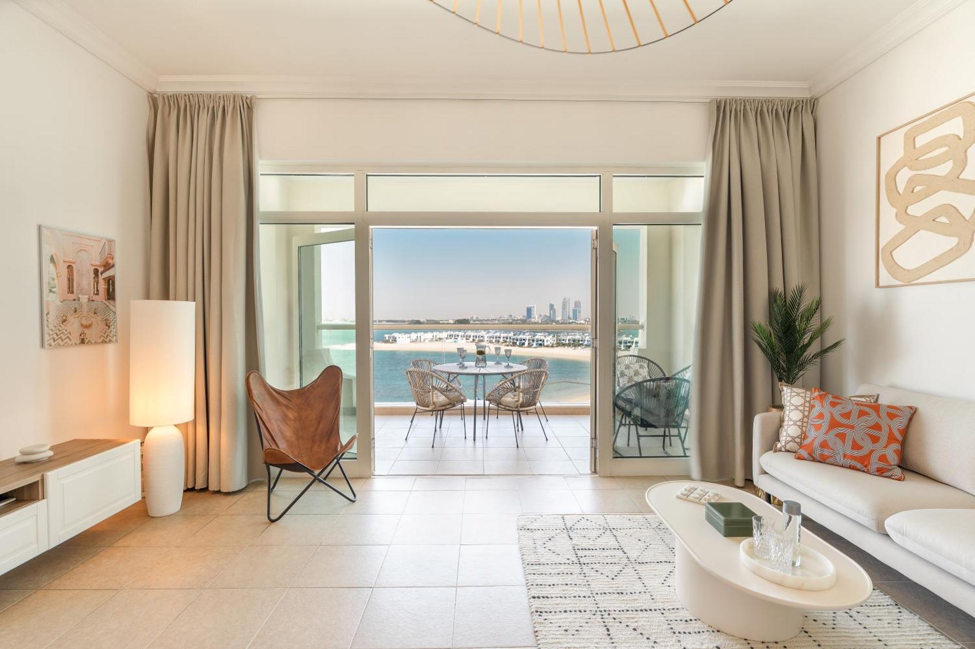 Apartment Private 2 Bedroom With Panoramic Sea View And Pool Palm Jumeirah *