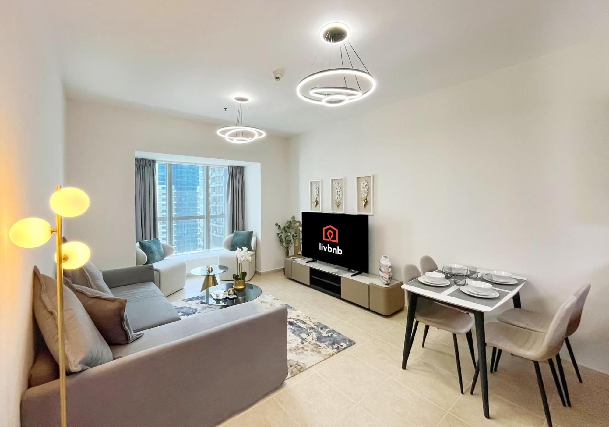 Livbnb-high Rise 1br With Balcony Near Barasti *